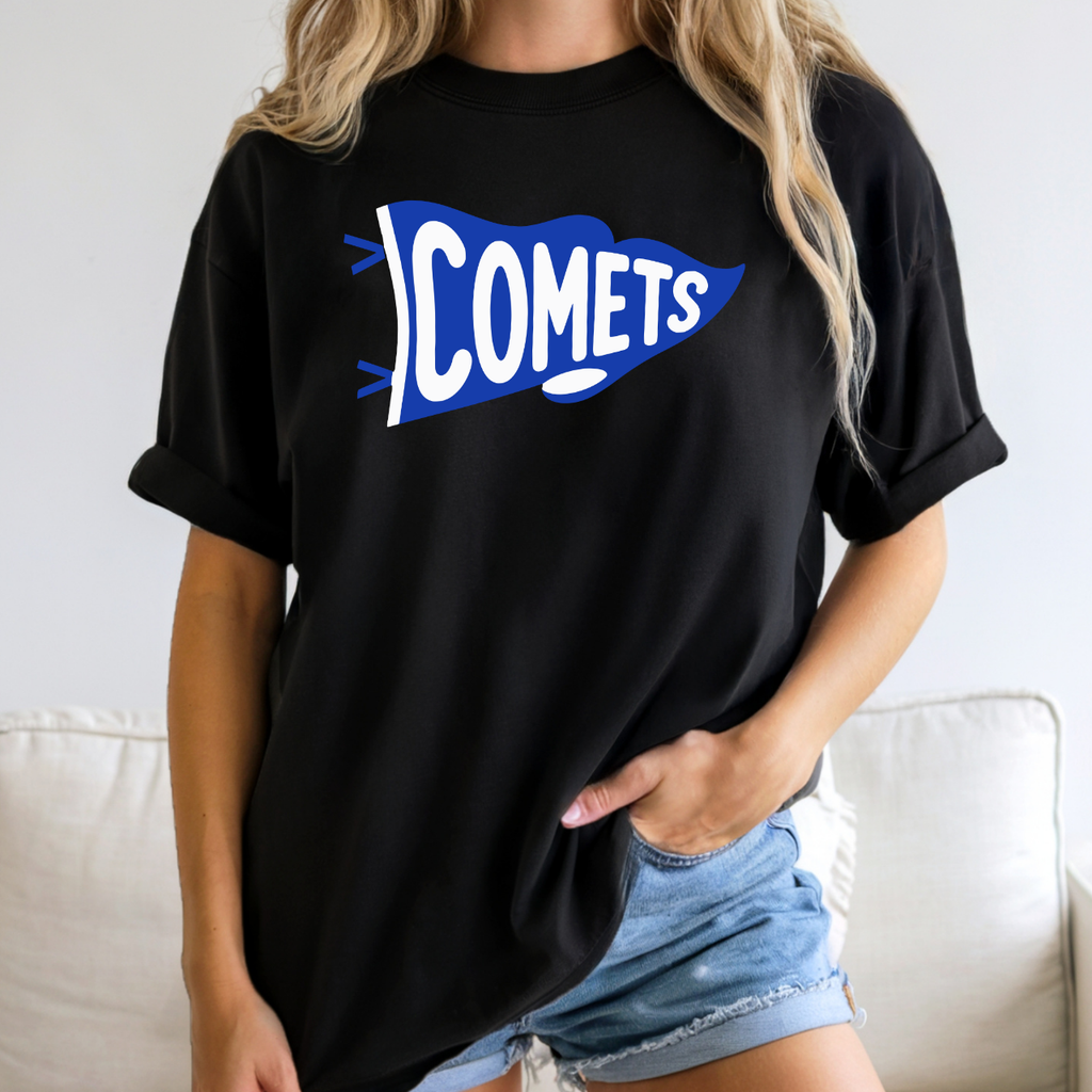 West Liberty Comets Pennant Tee