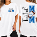 West Liberty Comets Personalized Football Mom Tee