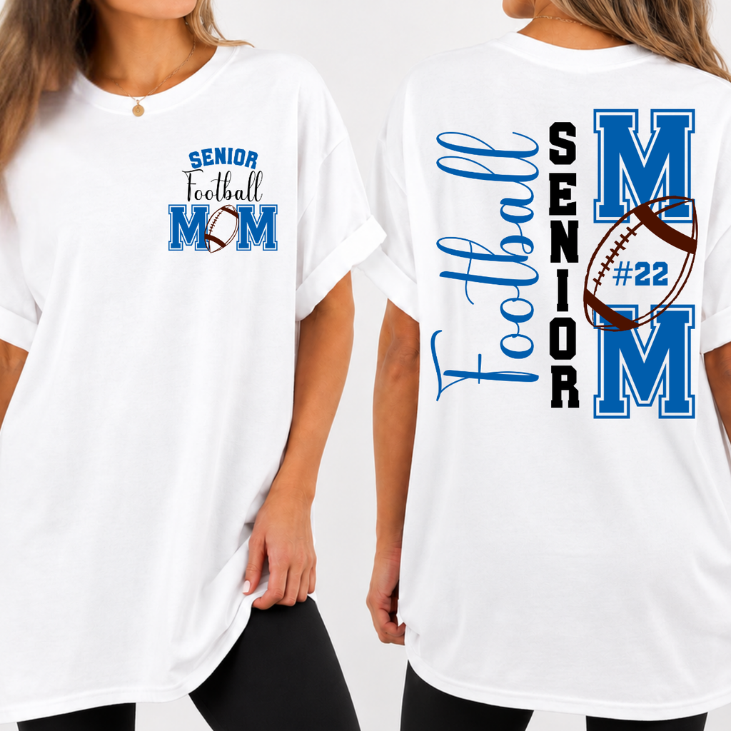 West Liberty Comets Personalized Senior Football Mom Tee
