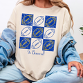 Wilton Beavers Football Checkerboard Tee