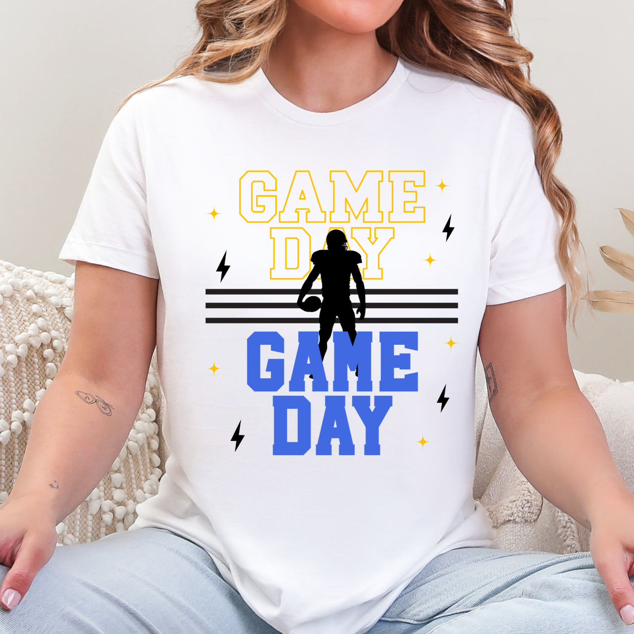 Wilton Beavers Game Day Football Graphic Tee