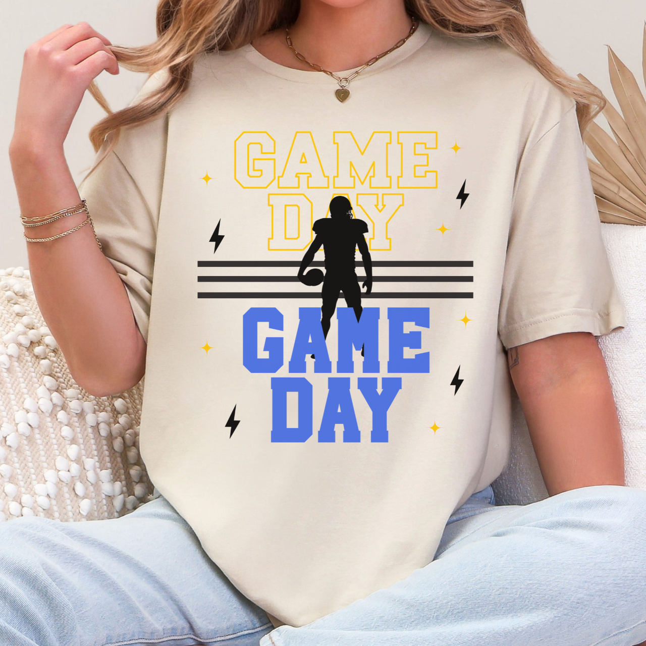 Wilton Beavers Game Day Football Graphic Tee