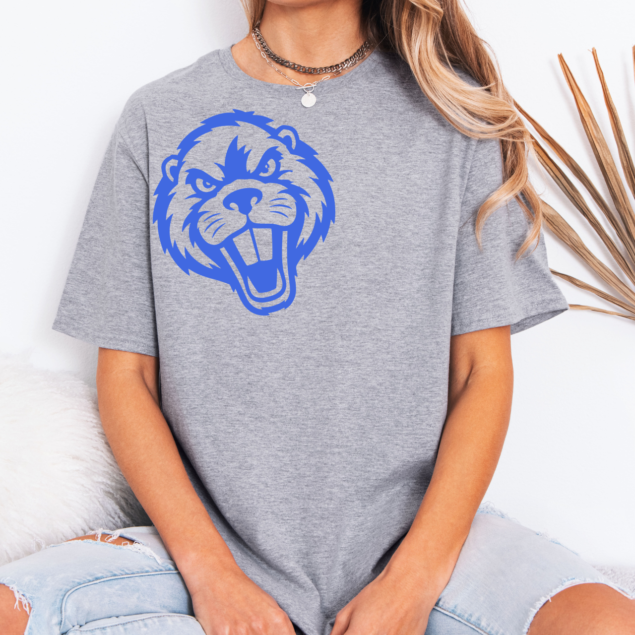 Wilton Beavers Mascot Face Tee