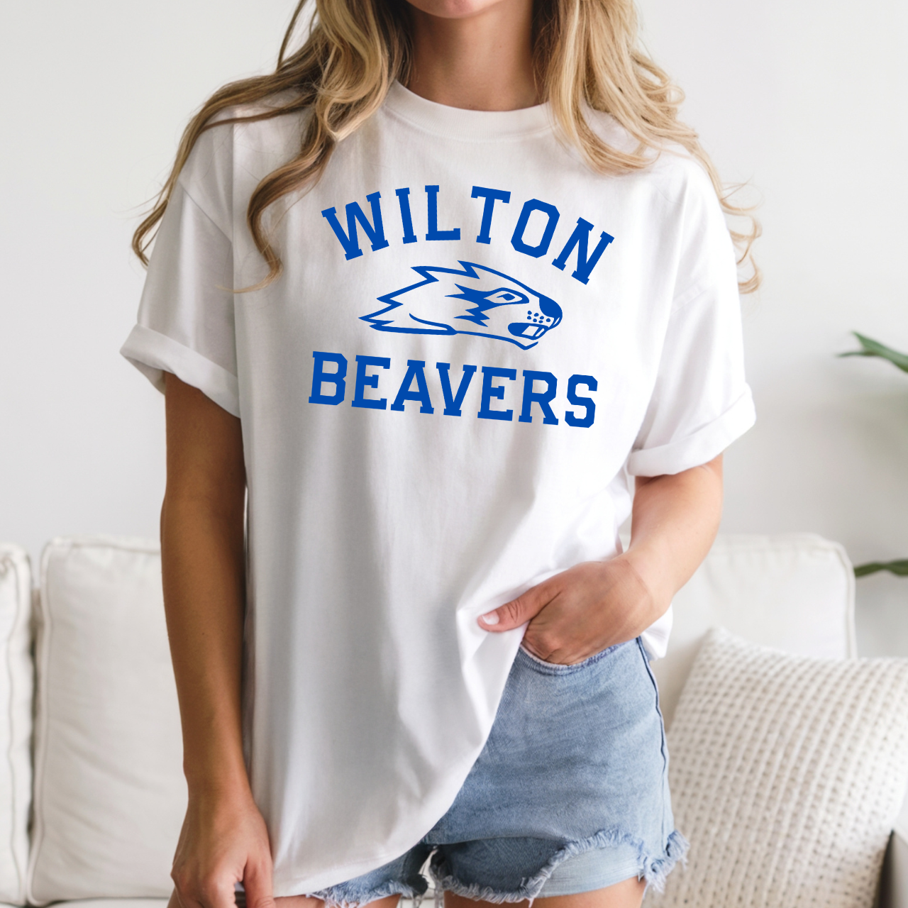 Wilton Beavers Mascot Spirit Tee