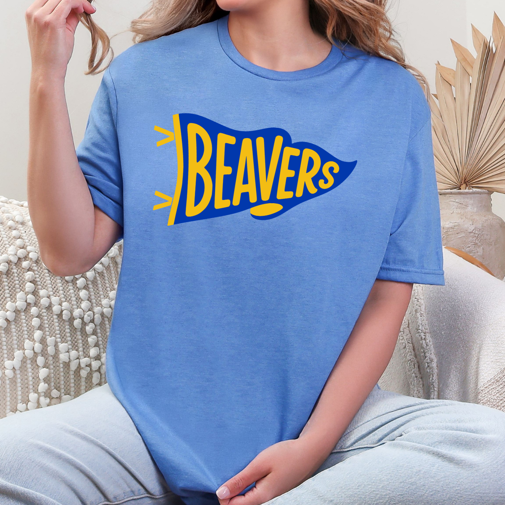 Wilton Beavers Retro Pennant Tee