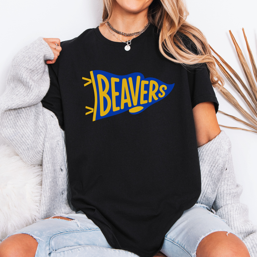 Wilton Beavers Retro Pennant Tee