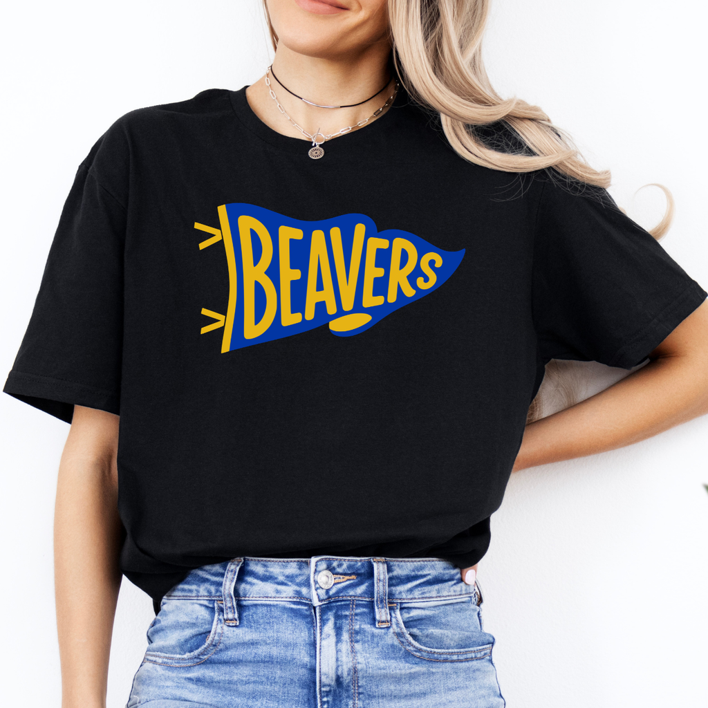 Wilton Beavers Retro Pennant Tee