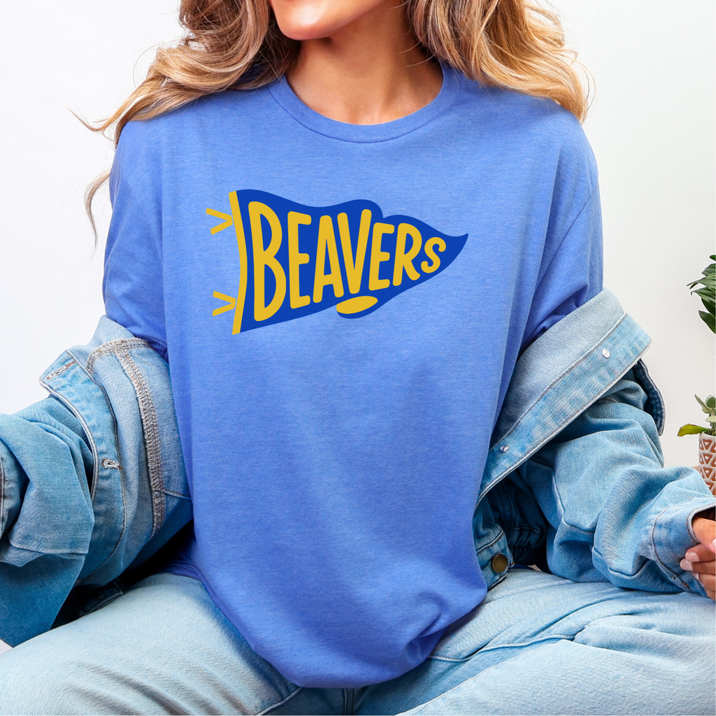 Wilton Beavers Retro Pennant Tee