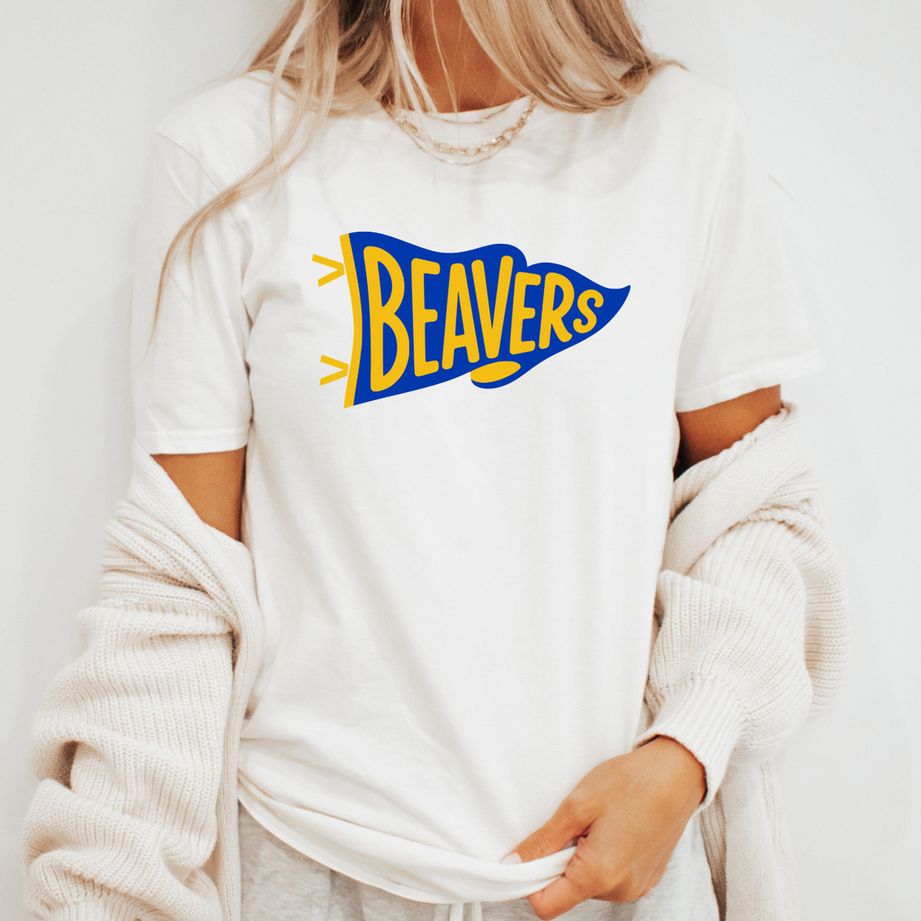 Wilton Beavers Retro Pennant Tee