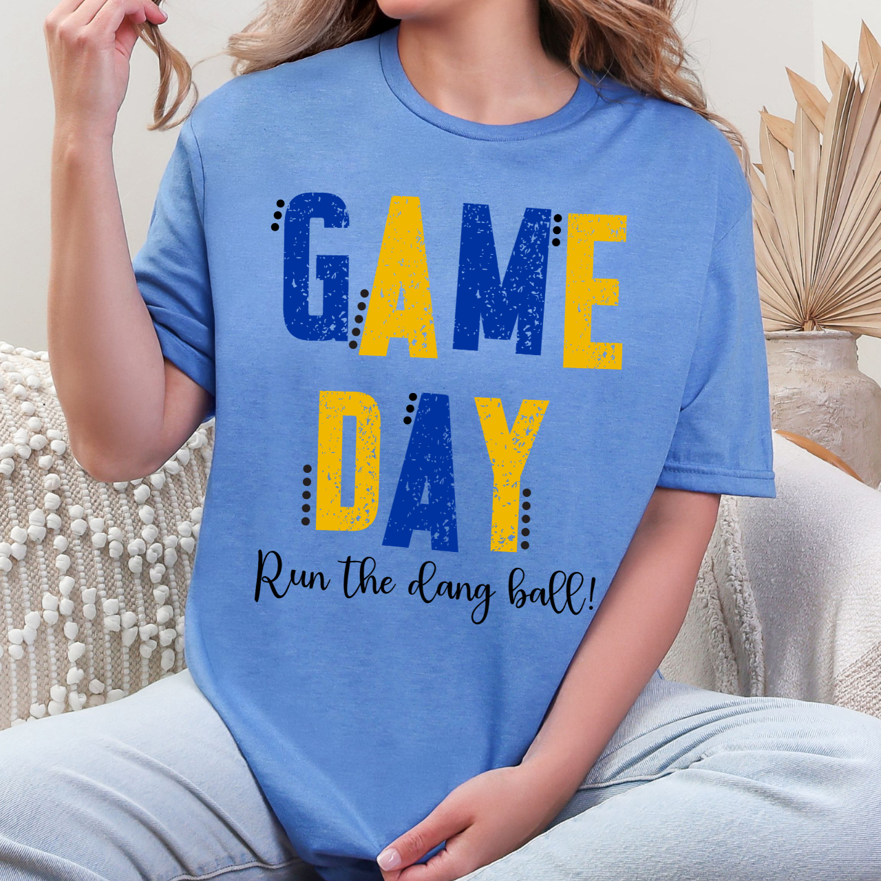 Wilton Beavers Run The Dang Ball Football Tee