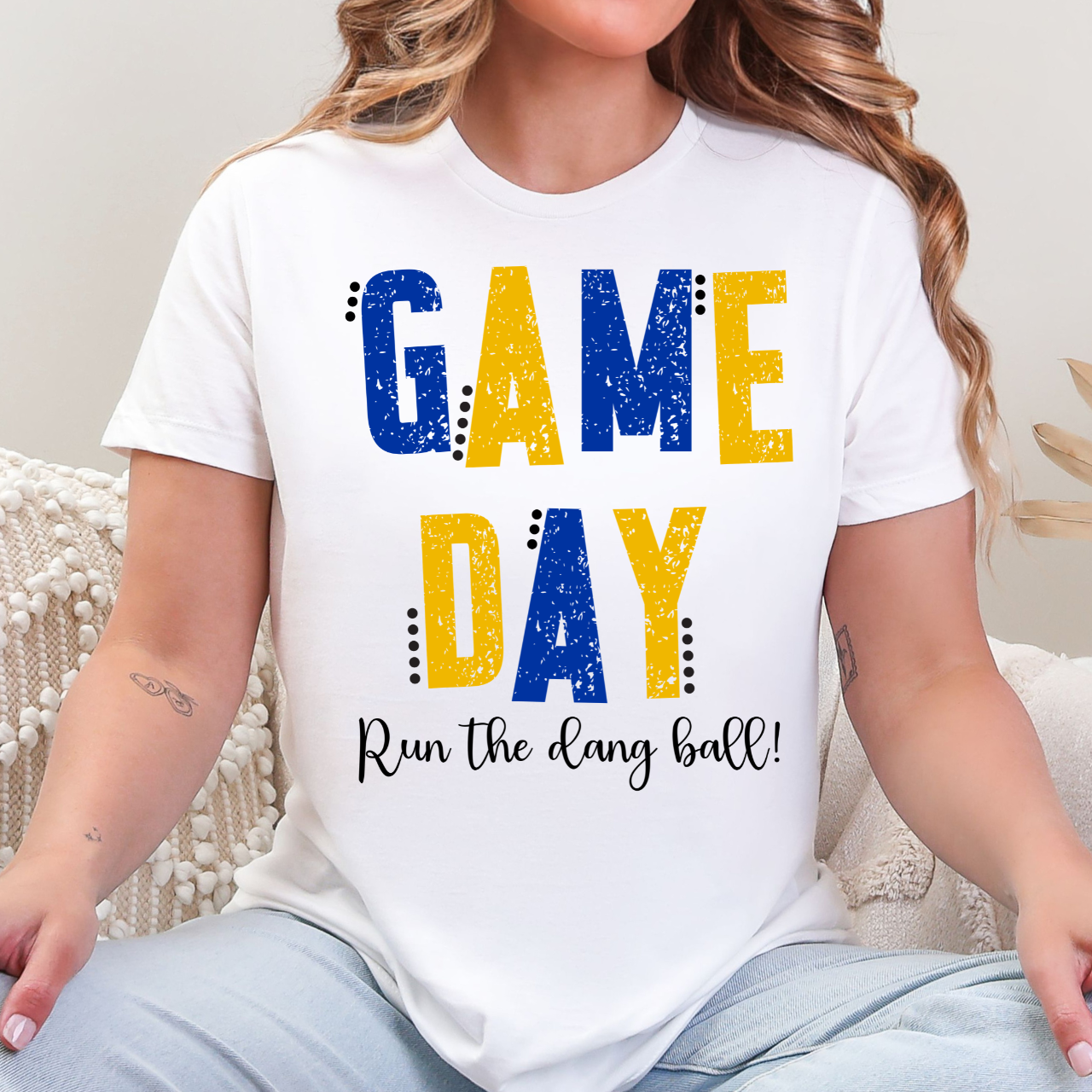 Wilton Beavers Run The Dang Ball Football Tee