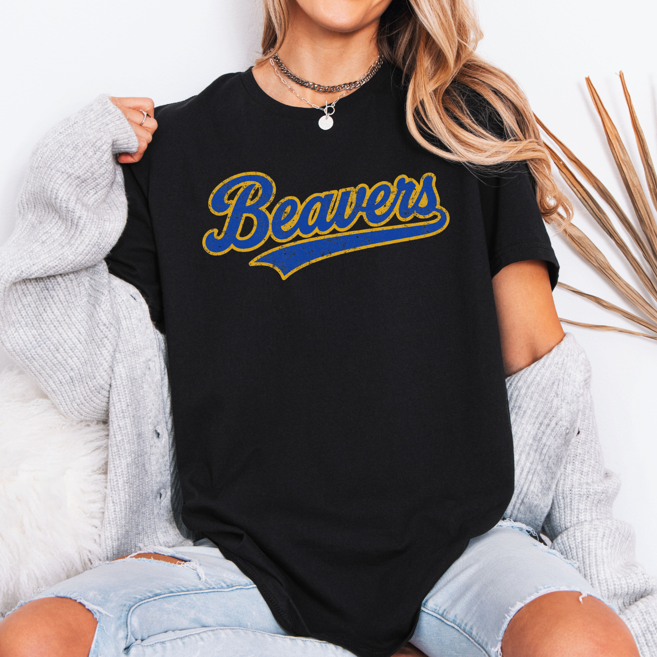 Wilton Beavers Vintage Script Tee
