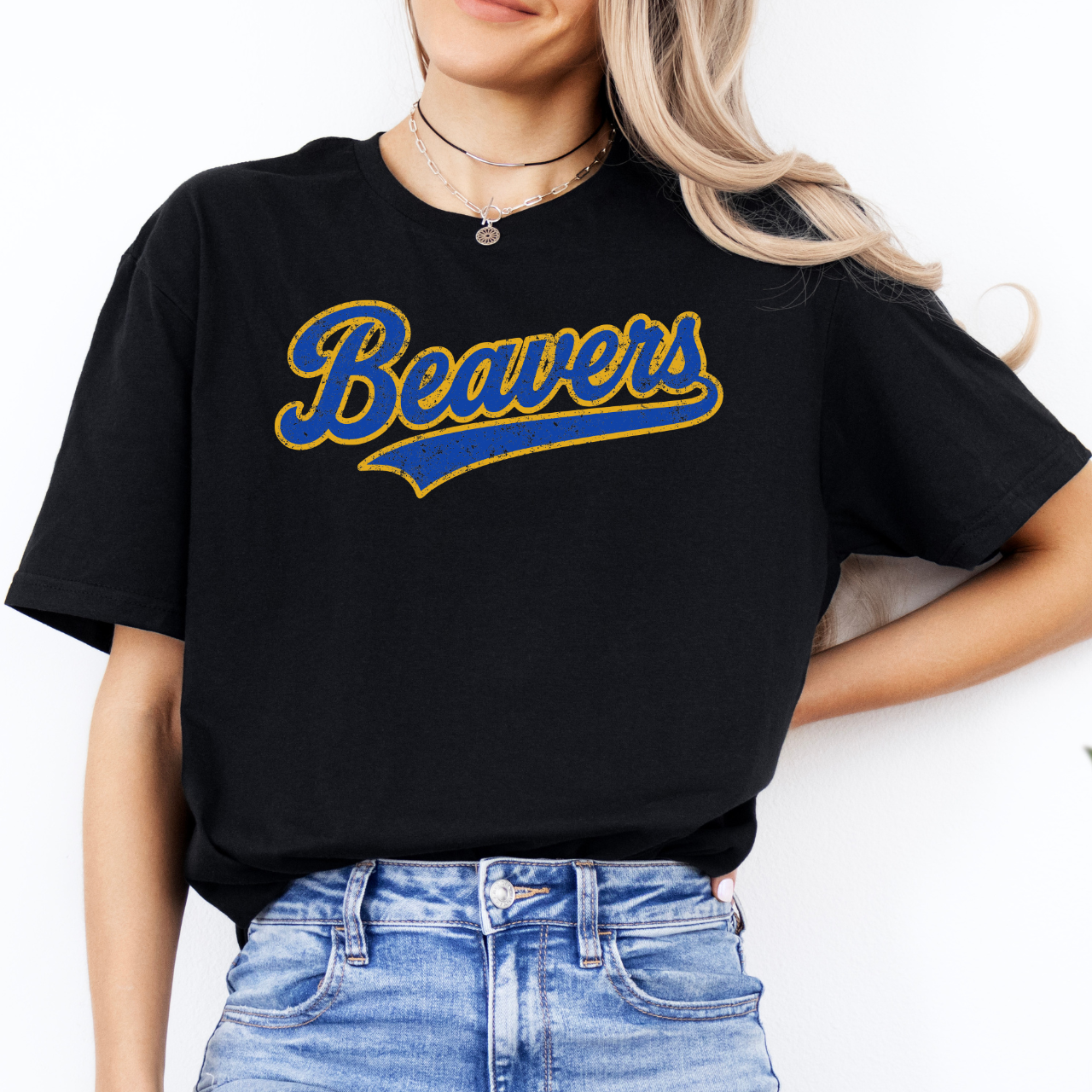 Wilton Beavers Vintage Script Tee