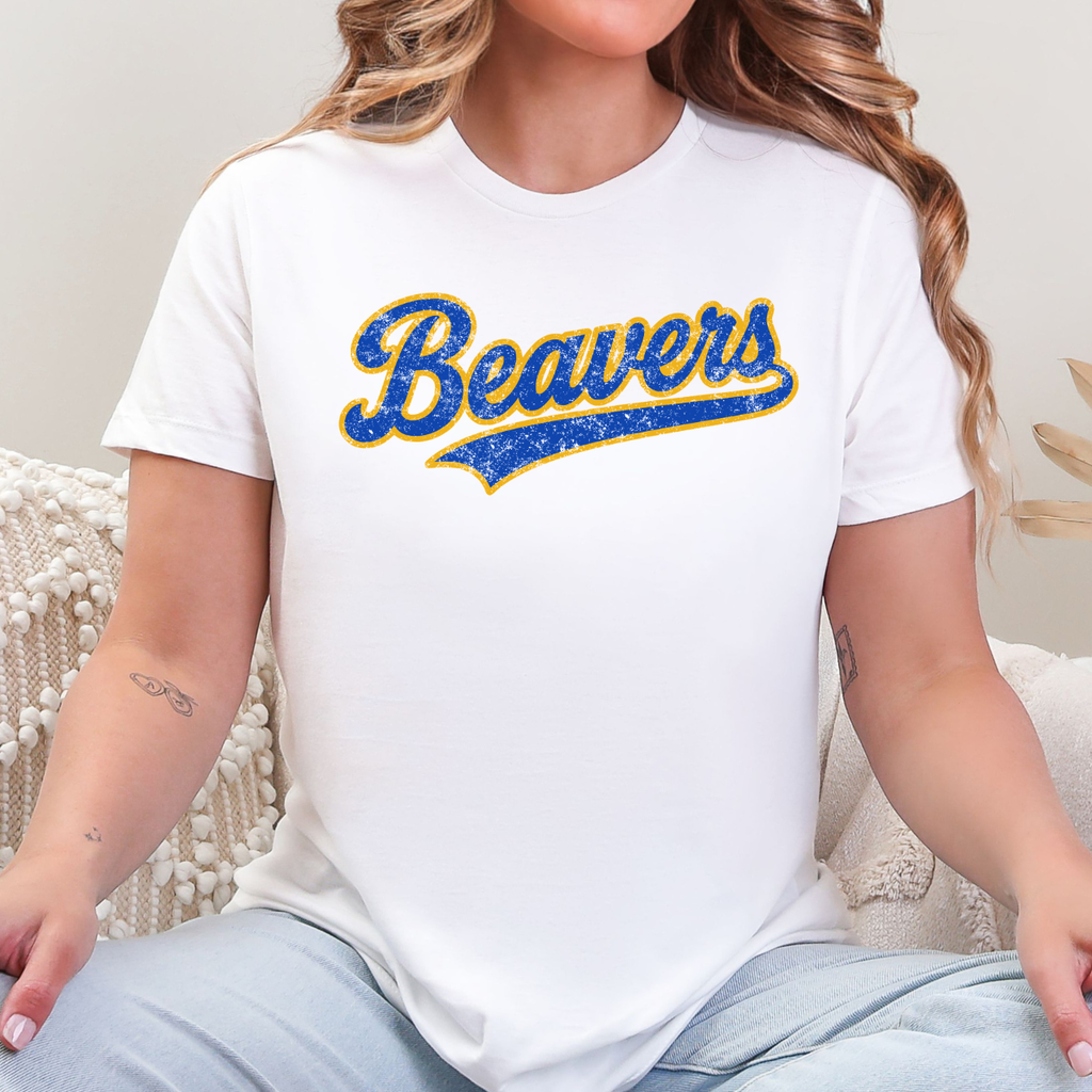 Wilton Beavers Vintage Script Tee