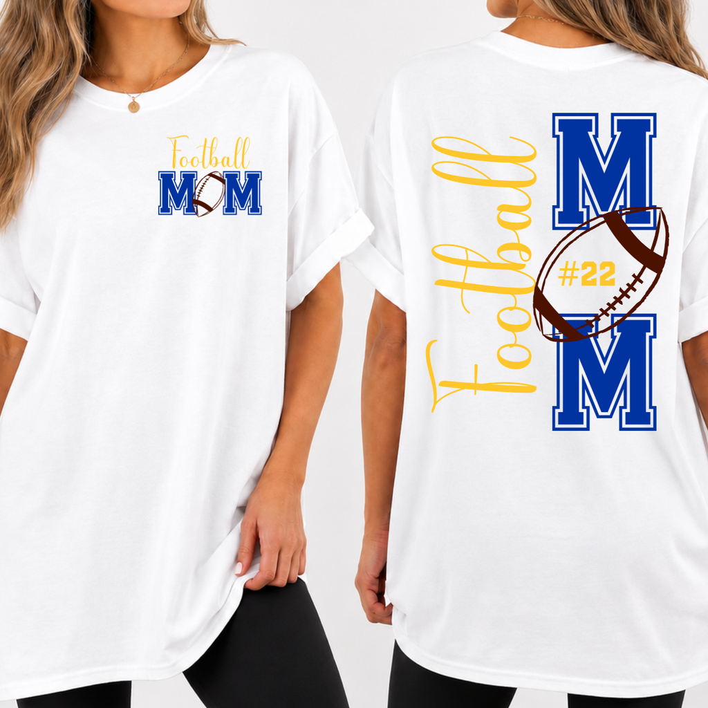 Wilton Football Mom Personalized Game Day Tee