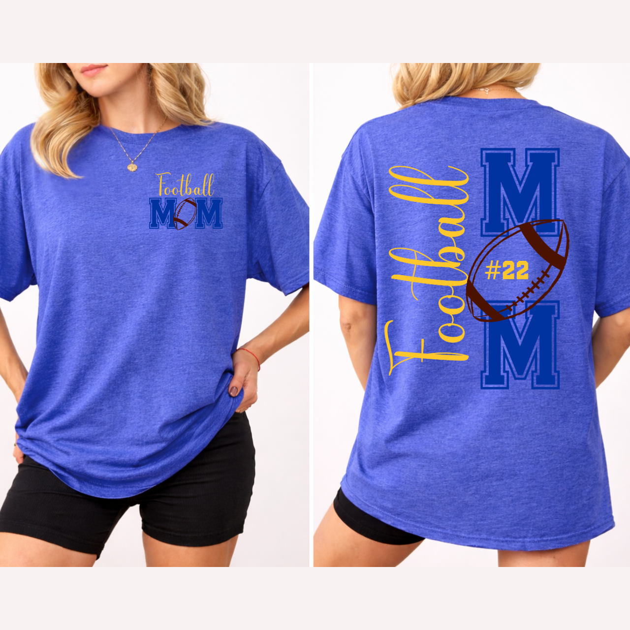 Wilton Football Mom Personalized Game Day Tee