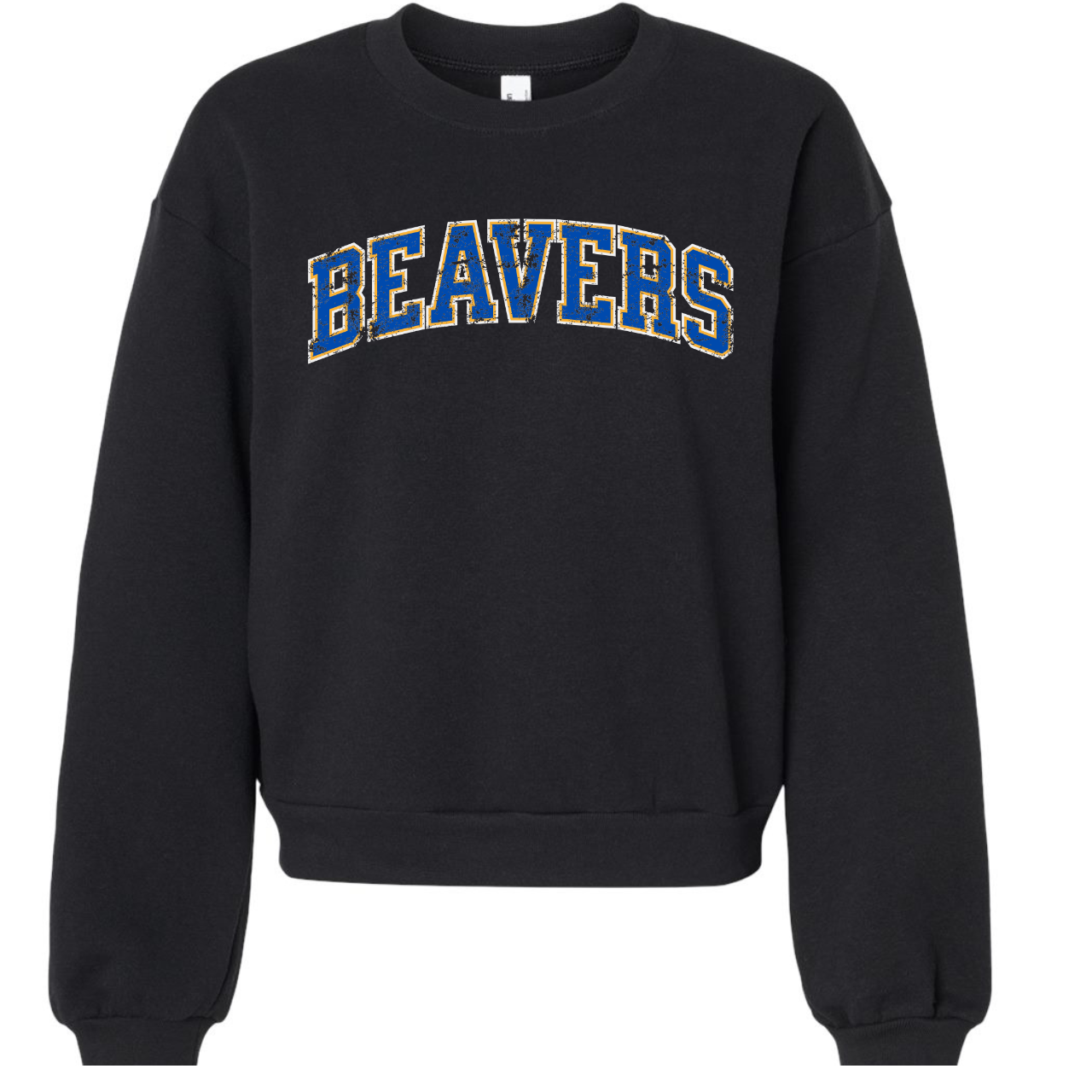 Wilton Beavers Vintage Arch Crop Crewneck