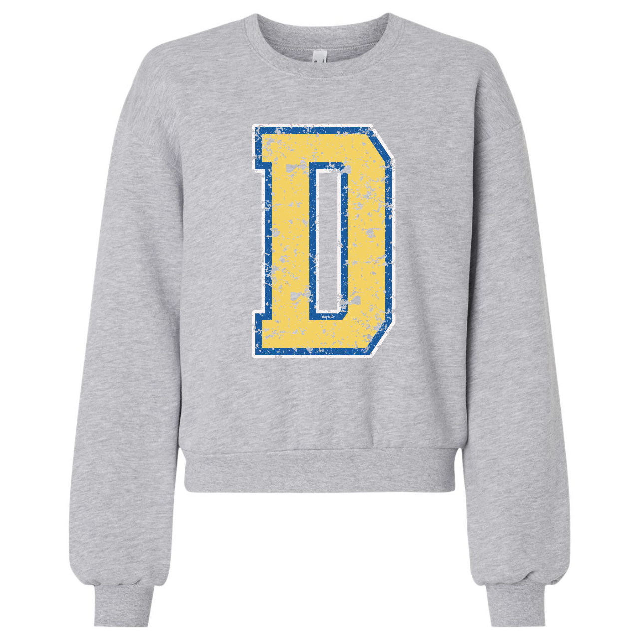 Durant Varsity “D” Crop Crewneck