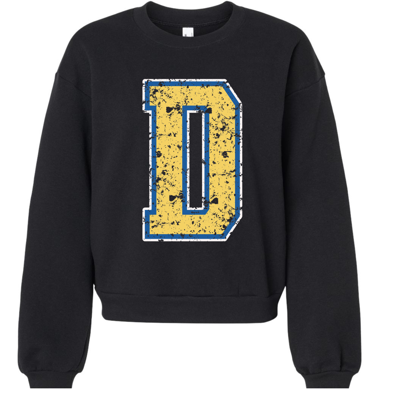Durant Varsity “D” Crop Crewneck