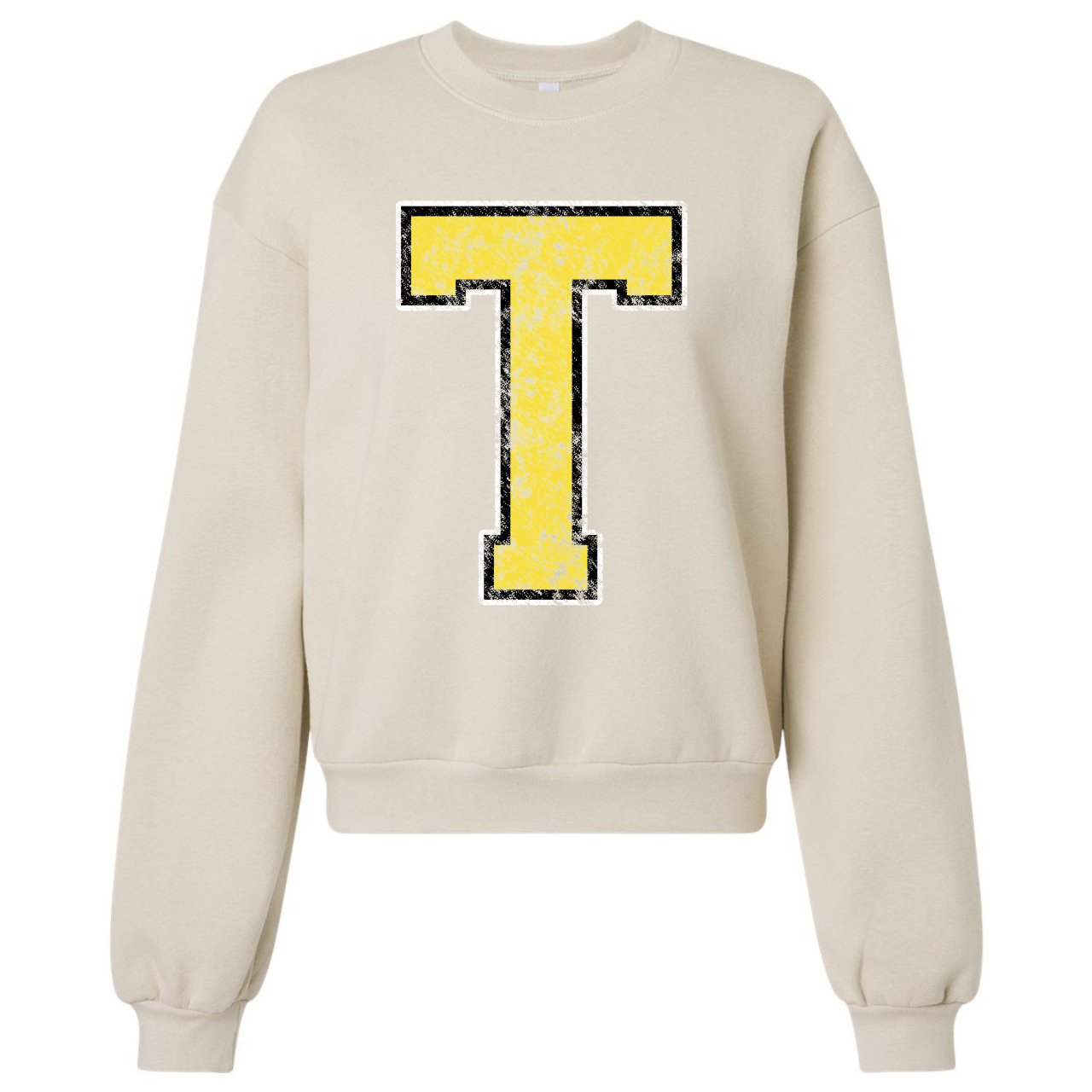 Tipton Tigers “T” Crop Crewneck