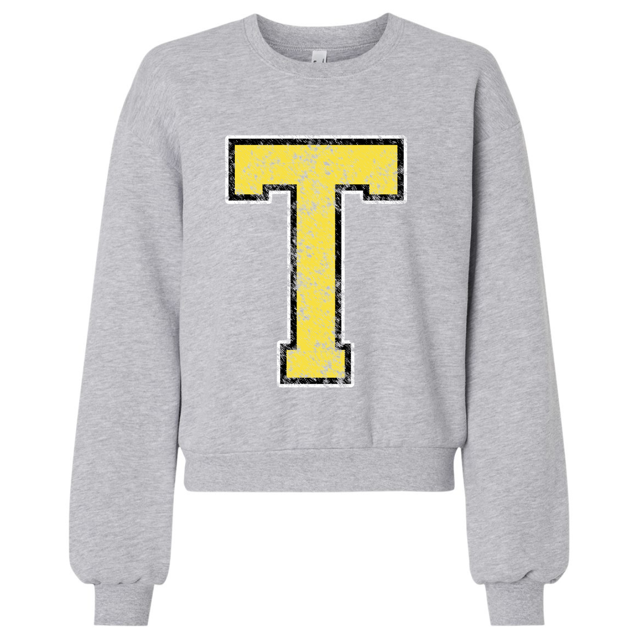 Tipton Tigers “T” Crop Crewneck