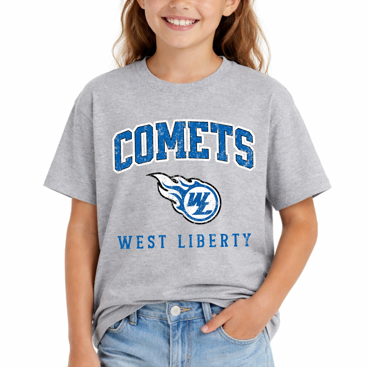 West Liberty Youth Vintage Comets Tee