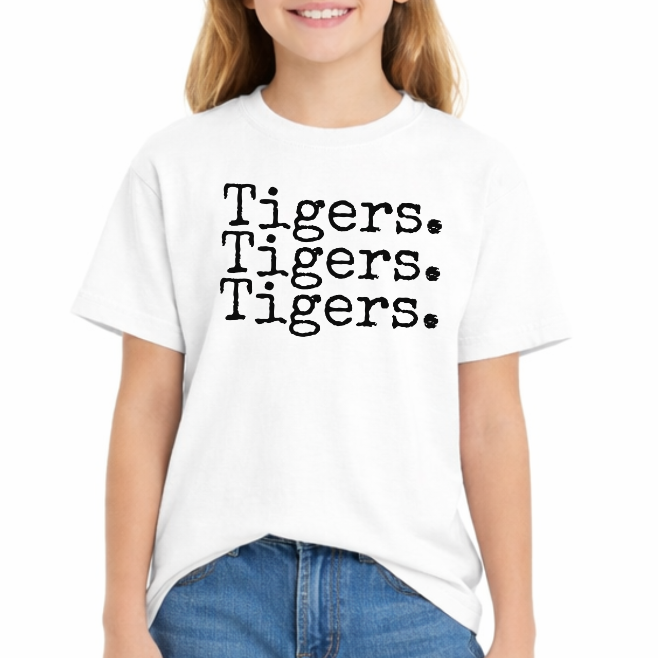 Tipton Tigers Repeat Script Youth Tee