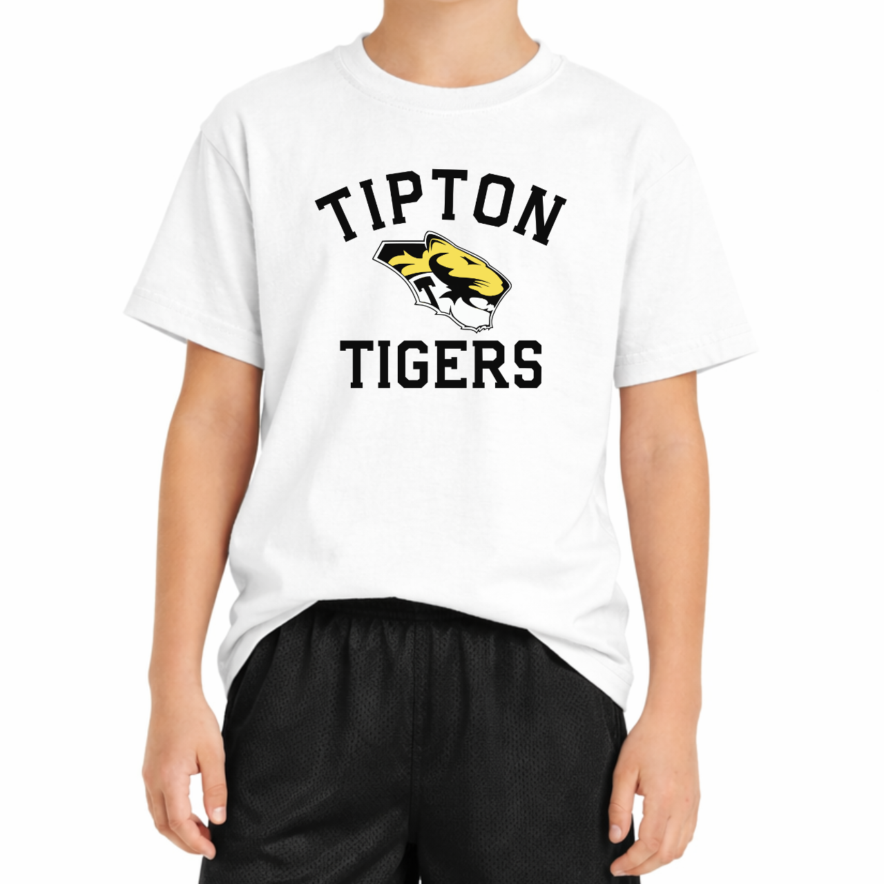 Tipton Tigers Classic Mascot Youth Tee