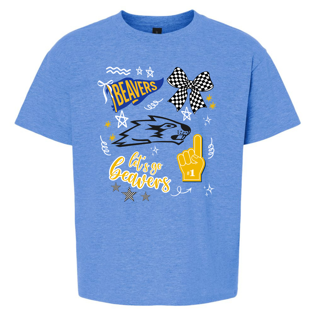 Wilton Youth Let’s Go Beavers Tee