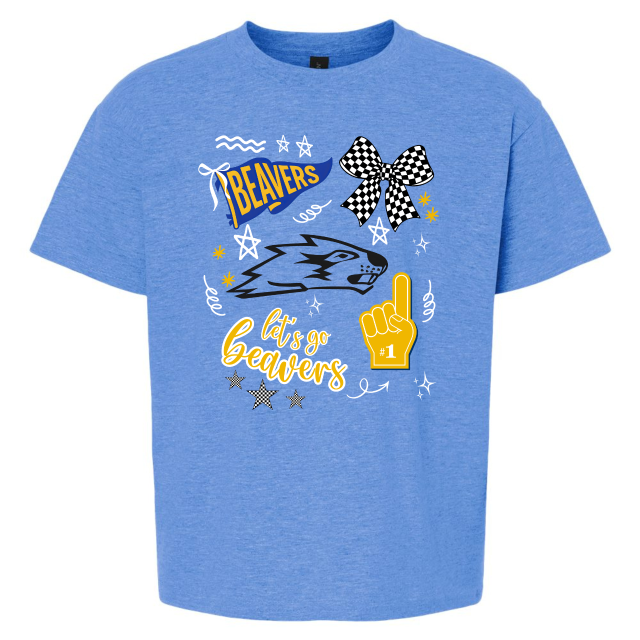 Wilton Youth Let’s Go Beavers Tee
