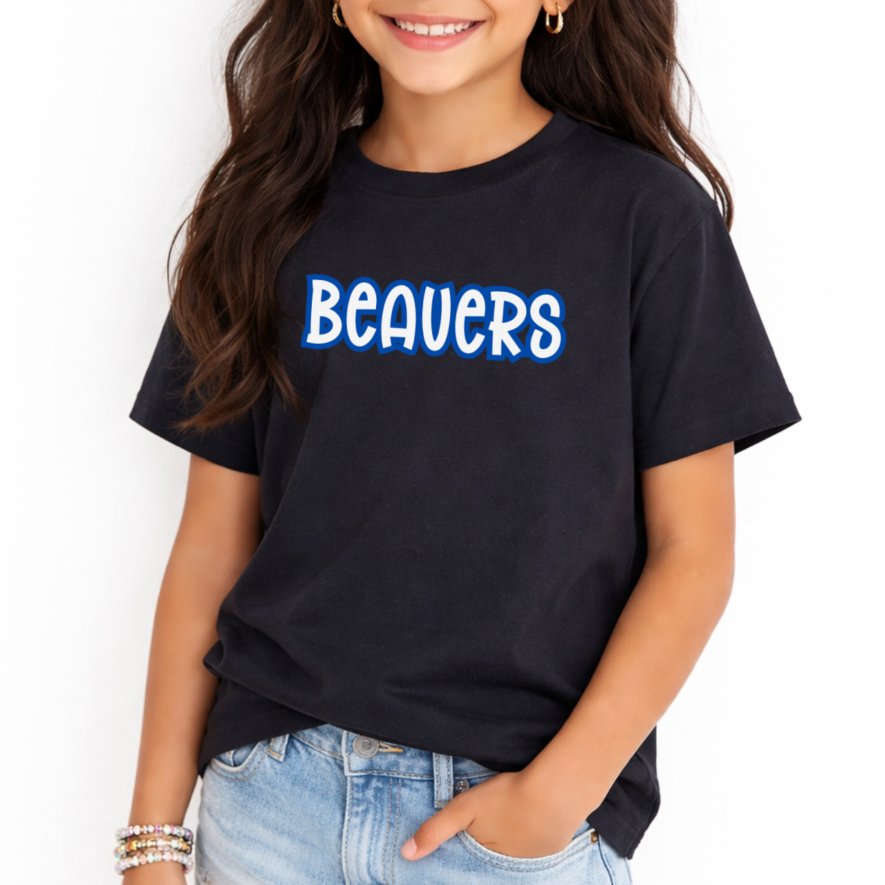 Wilton Youth Beavers Bold Tee