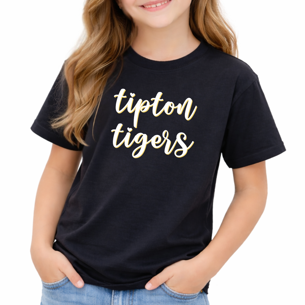 Tipton Tigers Script Youth Tee