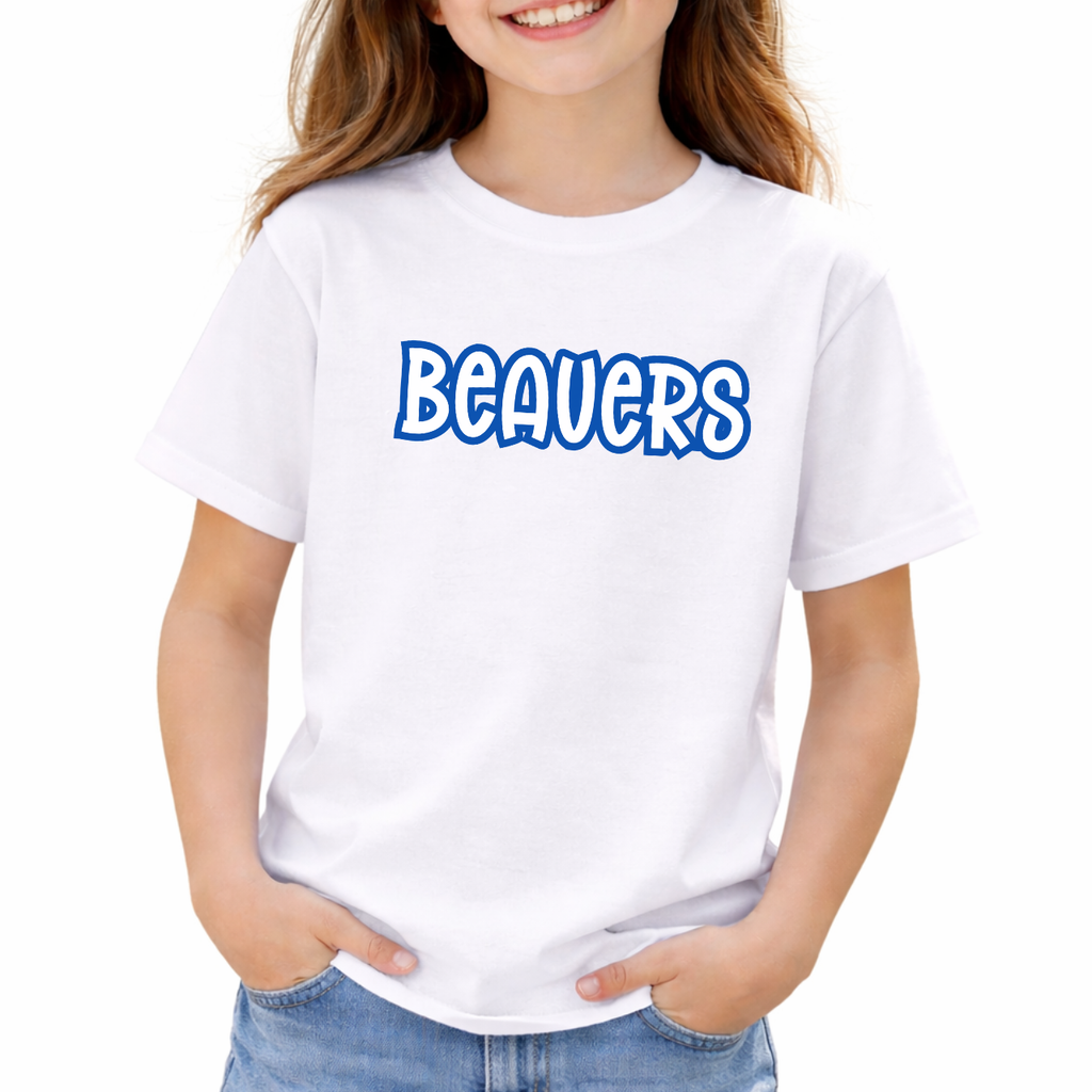 Wilton Youth Beavers Bold Tee