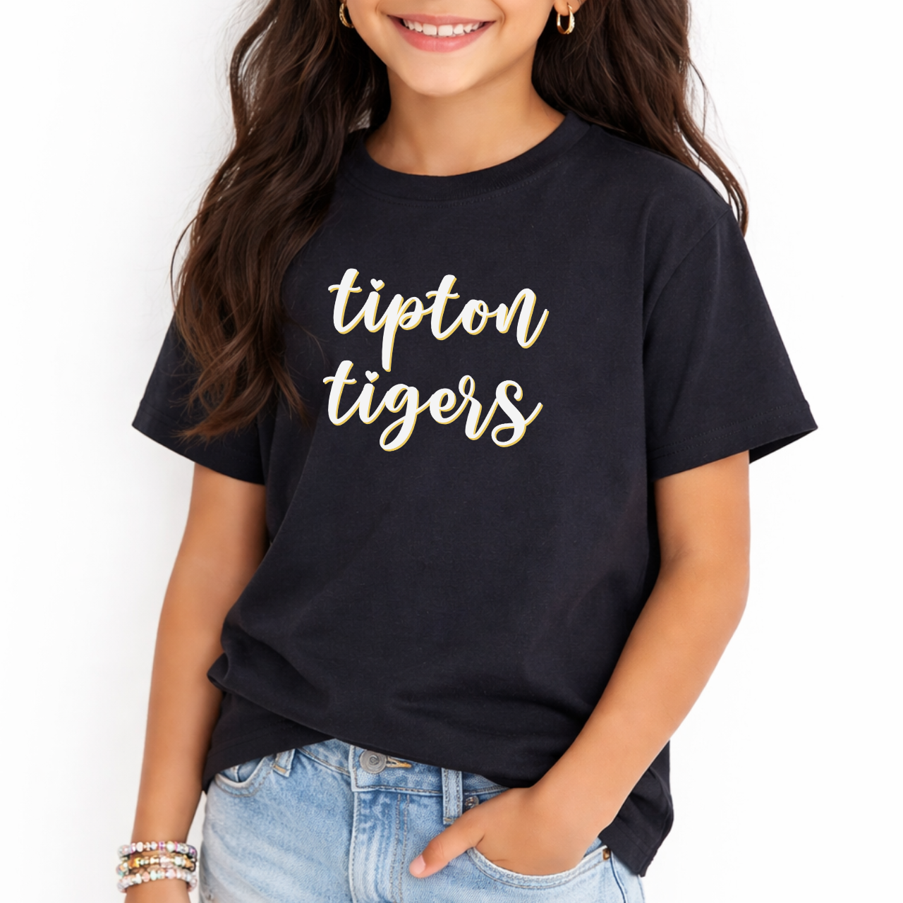 Tipton Tigers Script Youth Tee