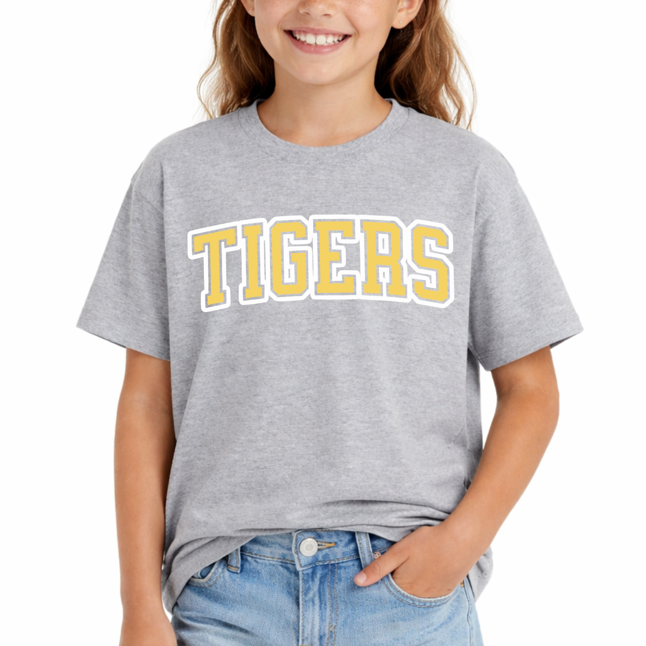 Tipton Tigers Classic Arch Youth Tee