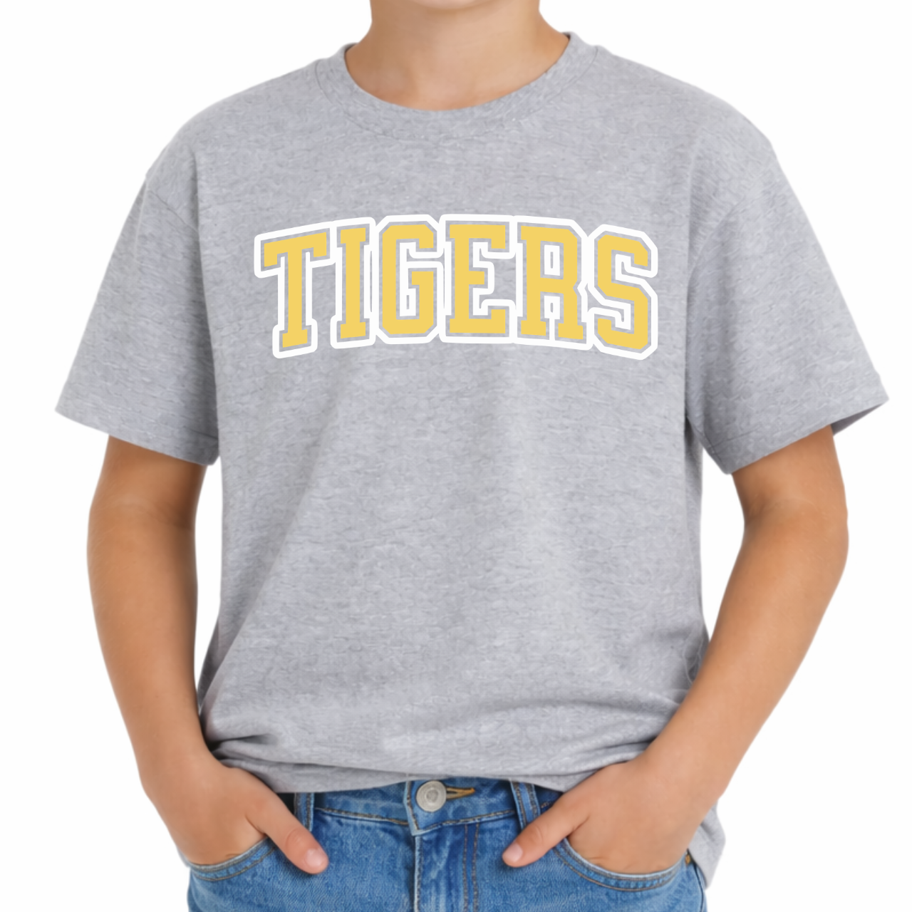 Tipton Tigers Classic Arch Youth Tee