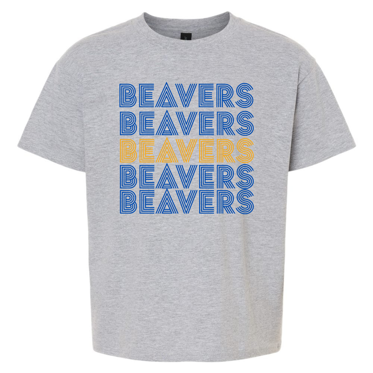 Wilton Youth Repeated Beavers Tee