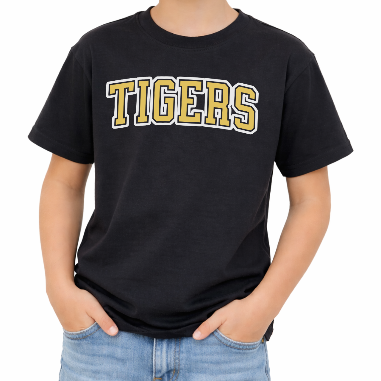 Tipton Tigers Classic Arch Youth Tee