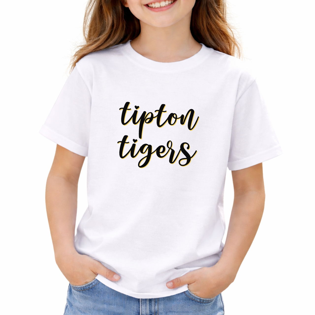 Tipton Tigers Script Classic Youth Tee