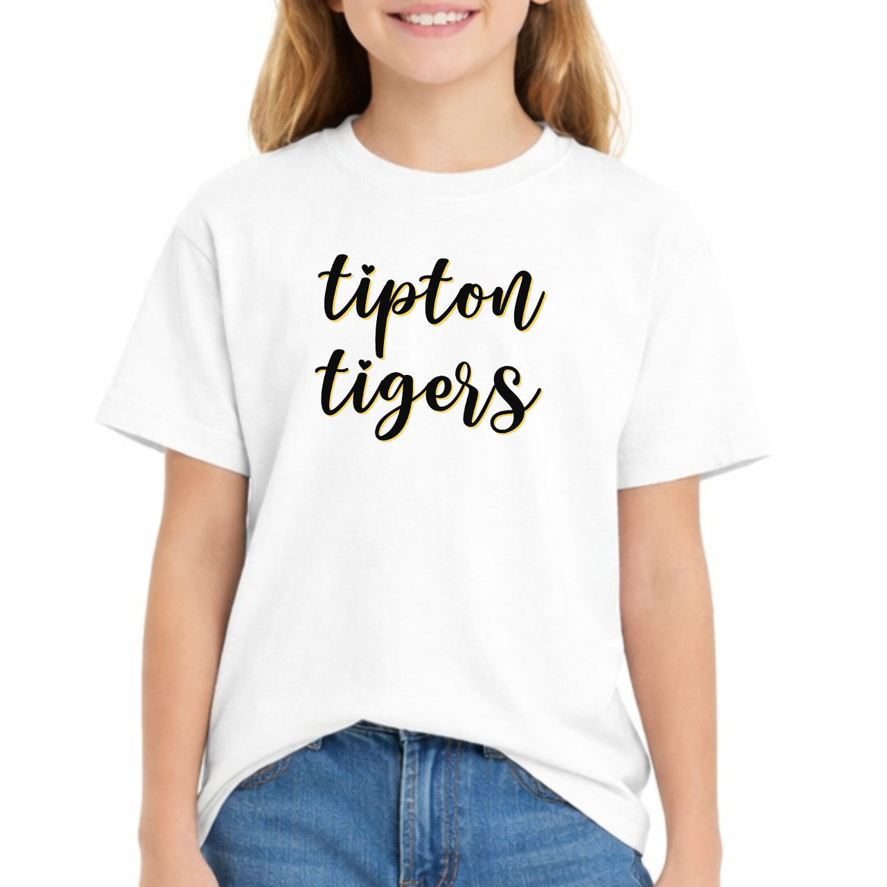Tipton Tigers Script Classic Youth Tee