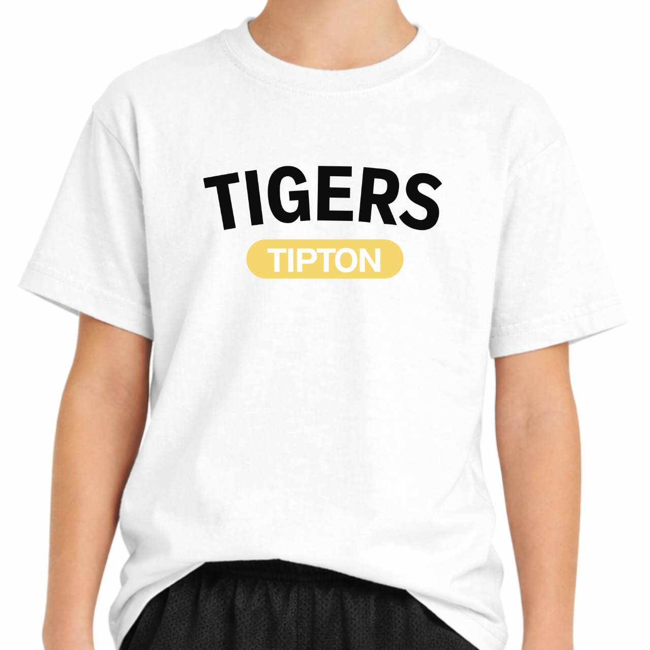 Tipton Tigers Modern Badge Youth Tee