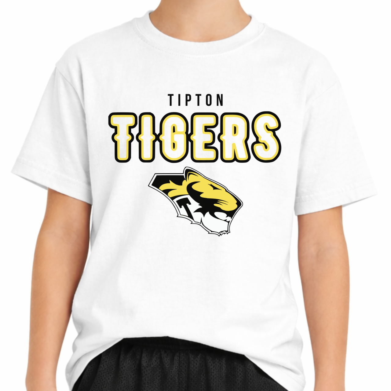 Tipton Tigers Mascot Spirit Youth Tee