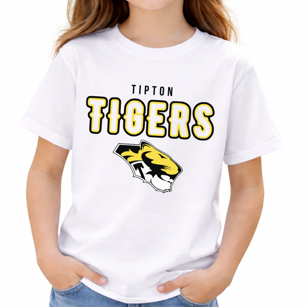 Tipton Tigers Mascot Spirit Youth Tee