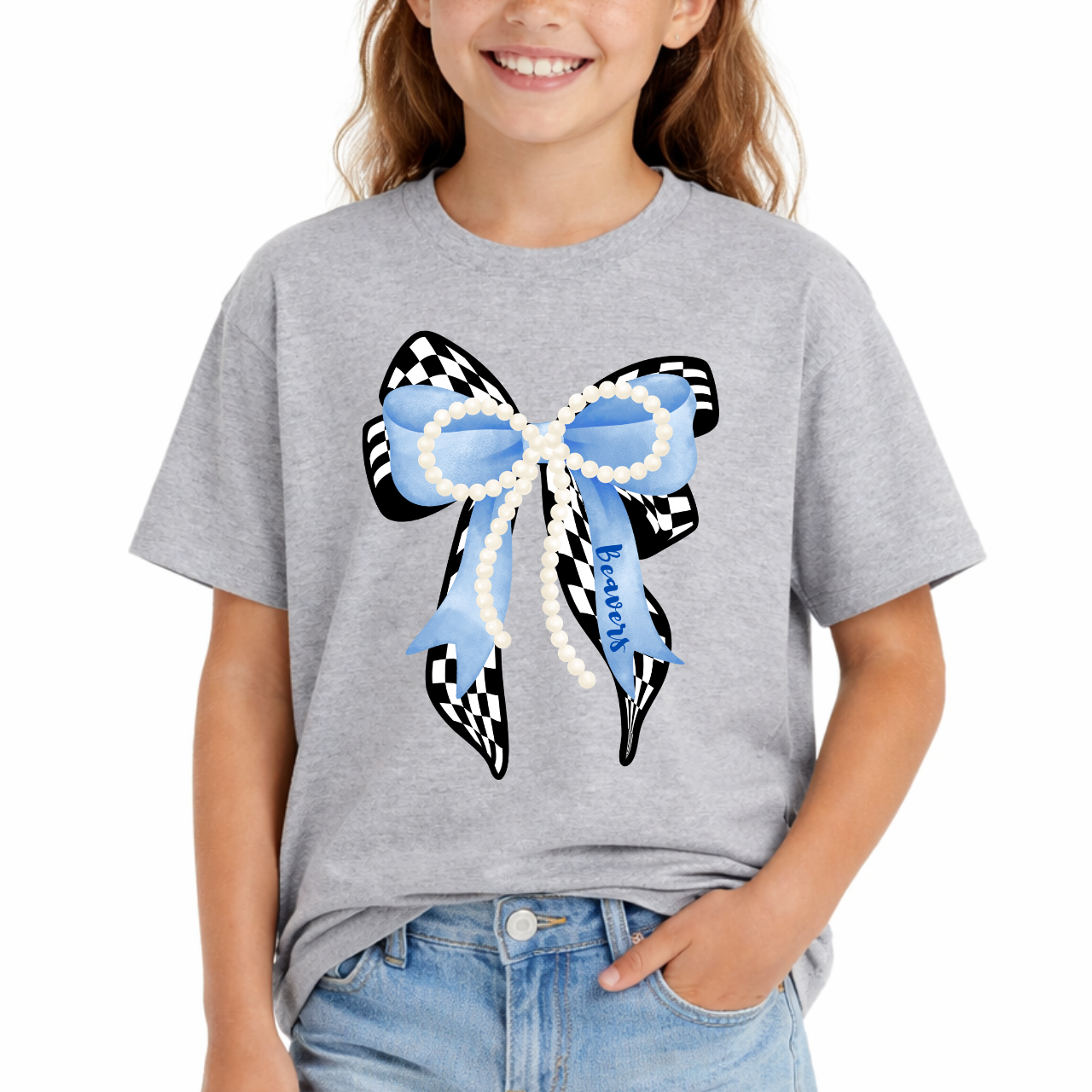 Wilton Youth Vintage Varsity Beavers Tee