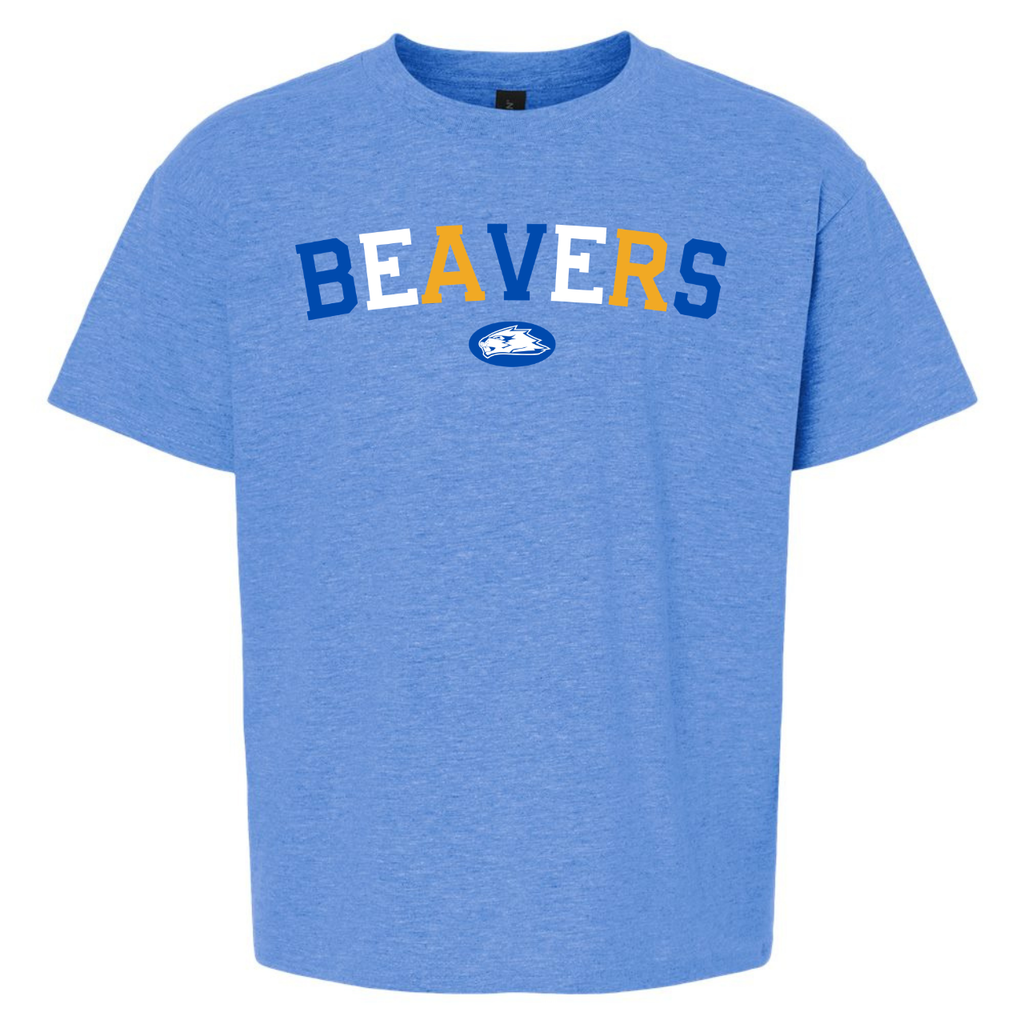 Wilton Youth Multicolor Arch Beavers Tee