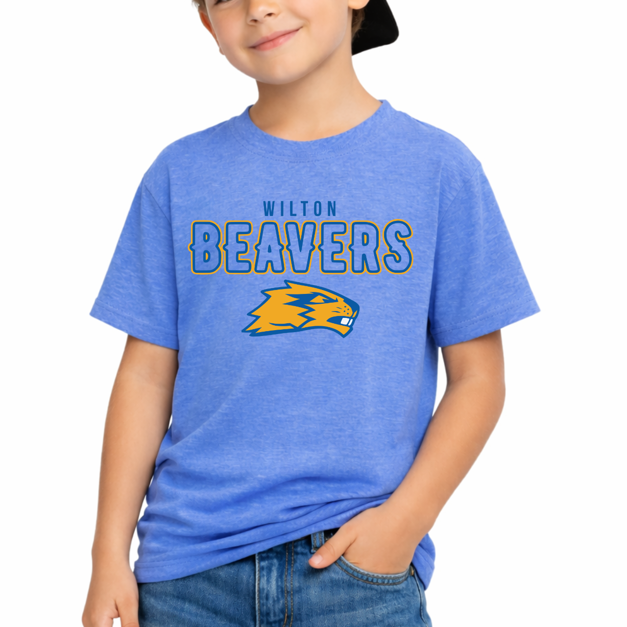 Wilton Youth Mascot Beavers Tee
