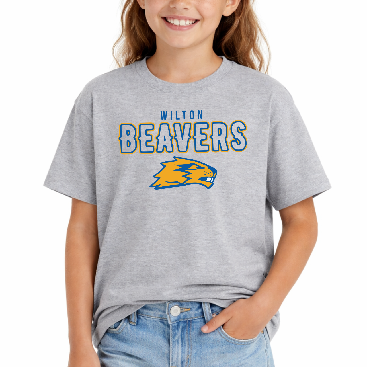 Wilton Youth Mascot Beavers Tee