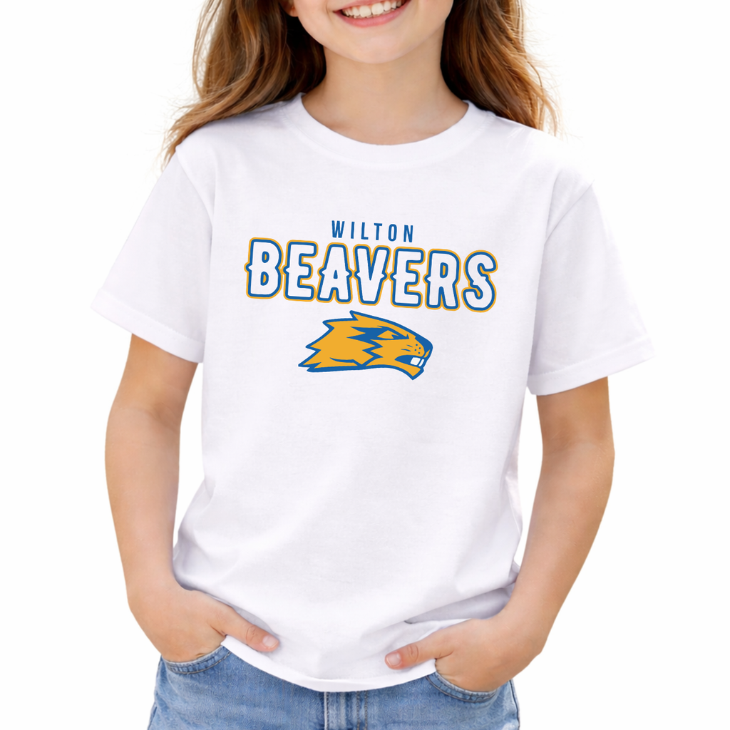 Wilton Youth Mascot Beavers Tee
