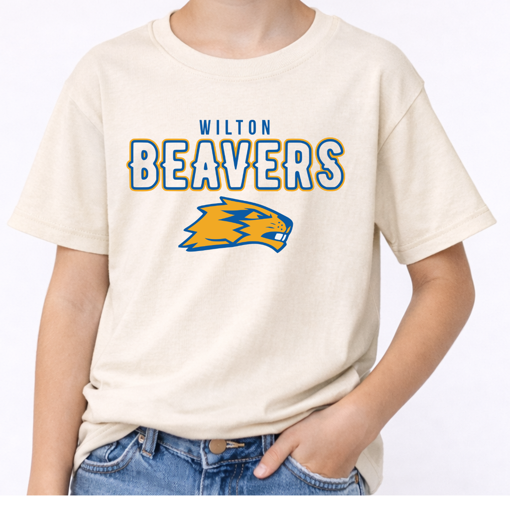 Wilton Youth Mascot Beavers Tee