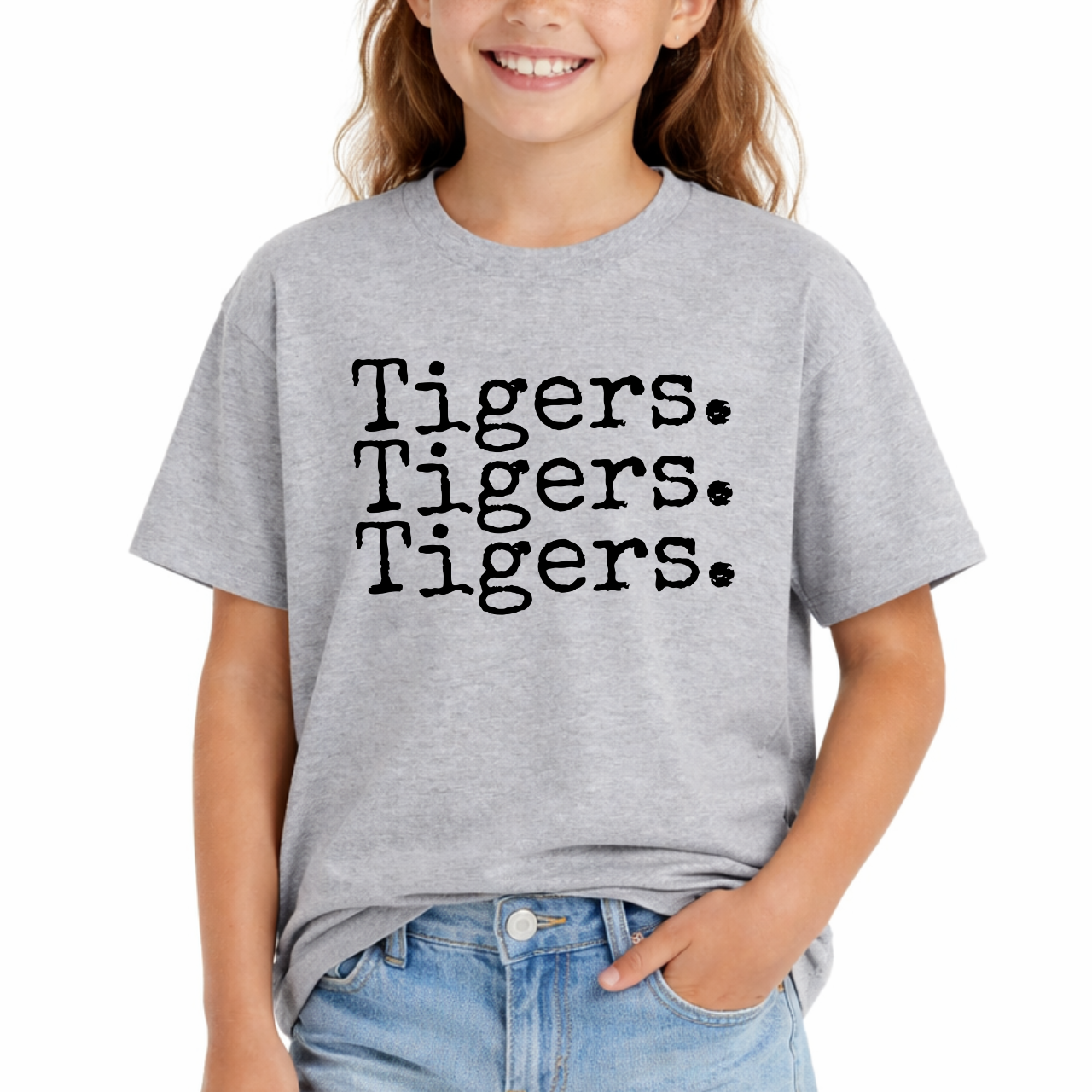 Tipton Tigers Repeat Script Youth Tee